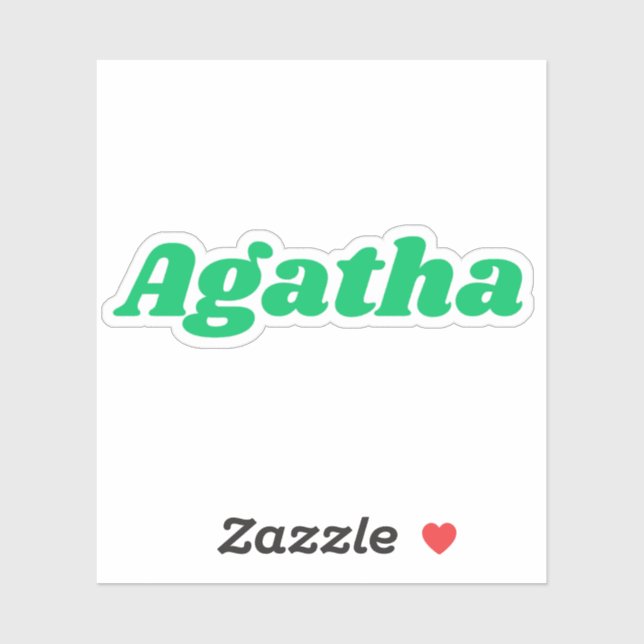 Pegatina Agatha (Hoja)