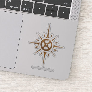 Pegatina Aged Rohan Crest