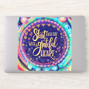 Pegatina Agradecimiento de la inespiritualidad de la Bonito