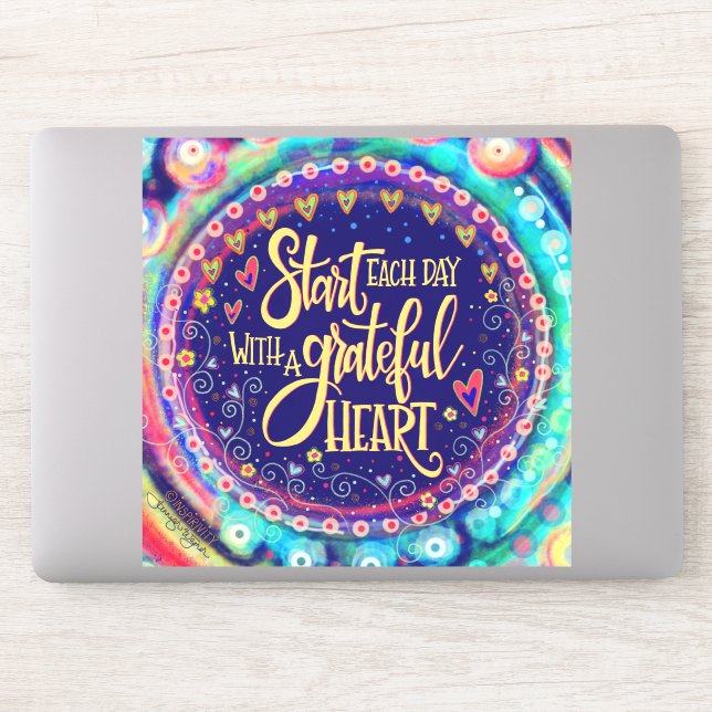 Pegatina Agradecimiento de la inespiritualidad de la Bonito (Ordenador)