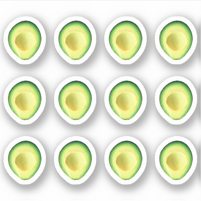 Pegatina Aguacate Mania 4Marcia (Anverso)