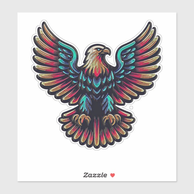 Pegatina Águila Americana 402 (Hoja)