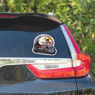 Pegatina Águila Patriótica de Chrome Chopper Americano Band