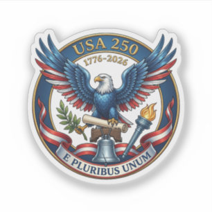 Pegatina Águila USA 250