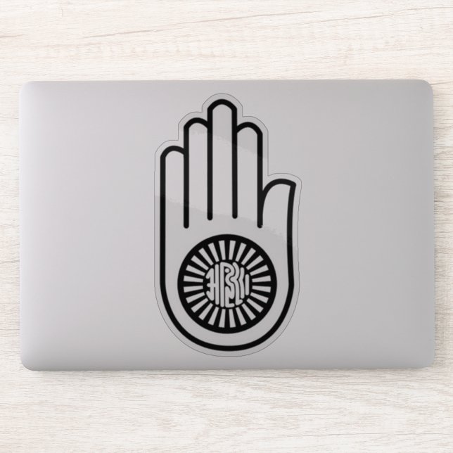 Pegatina Ahimsa (Ordenador)