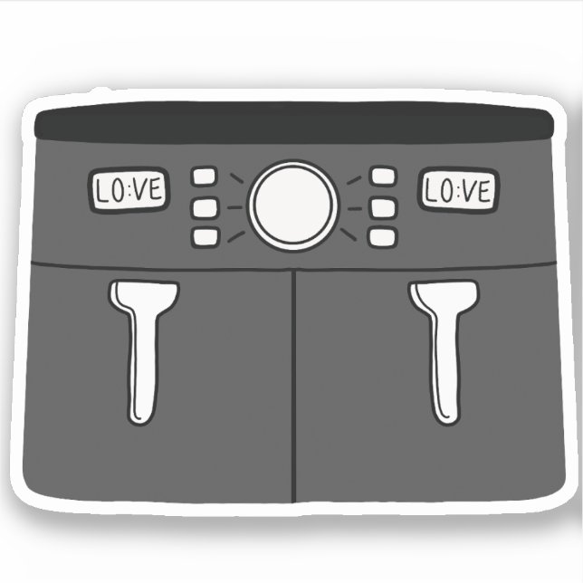 Pegatina Air Fryer (Anverso)