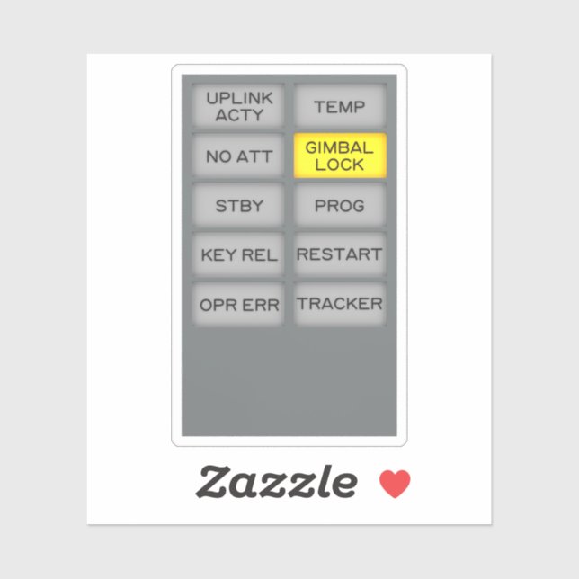 Pegatina Alarma de la alarma de la computadora de orientaci (Hoja)