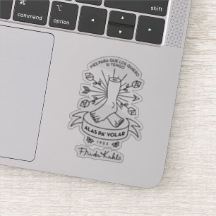 Pegatina Alas de Frida Kahlo el   a volar