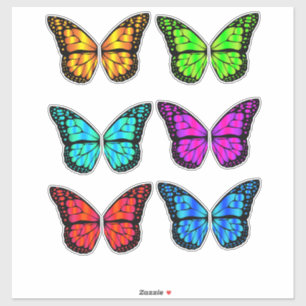 Pegatina alas de mariposa del hada del personalizado
