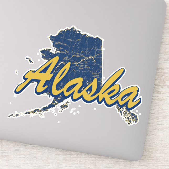 Pegatina Alaska (Detalle)