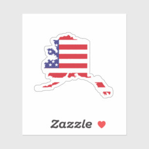 Pegatina Alaska, Estados Unidos