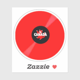PEGATINA ÁLBUM ROJO DE DISCOS