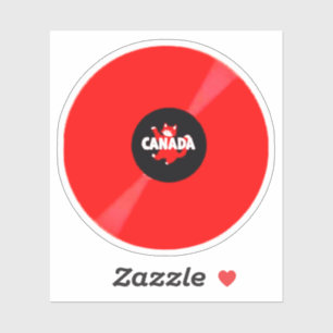 PEGATINA ÁLBUM ROJO DE DISCOS