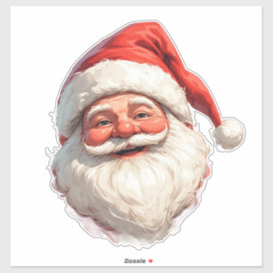 Pegatina Alegre Santa Claus Adornos Navideños para Fans de 