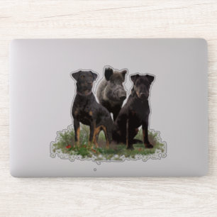 Pegatina alemán Jagdterrier