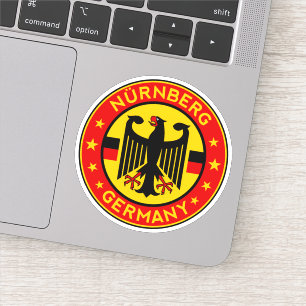 Pegatina Alemania, Nuremberg, Deutschland, Nürnberg