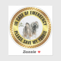 Alerta de Seguridad para Mascotas Foto Personaliza