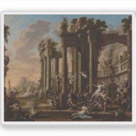 Pegatina Alessandro Magnasco - El triunfo de Venus