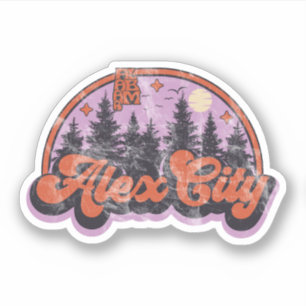 Pegatina Alexander City (Ciudad Alex), Alabama
