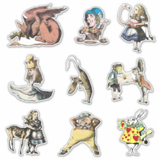 Pegatina Alice In Wonderland