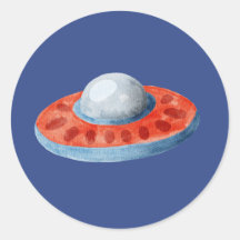 Pegatina Alien Spaceship