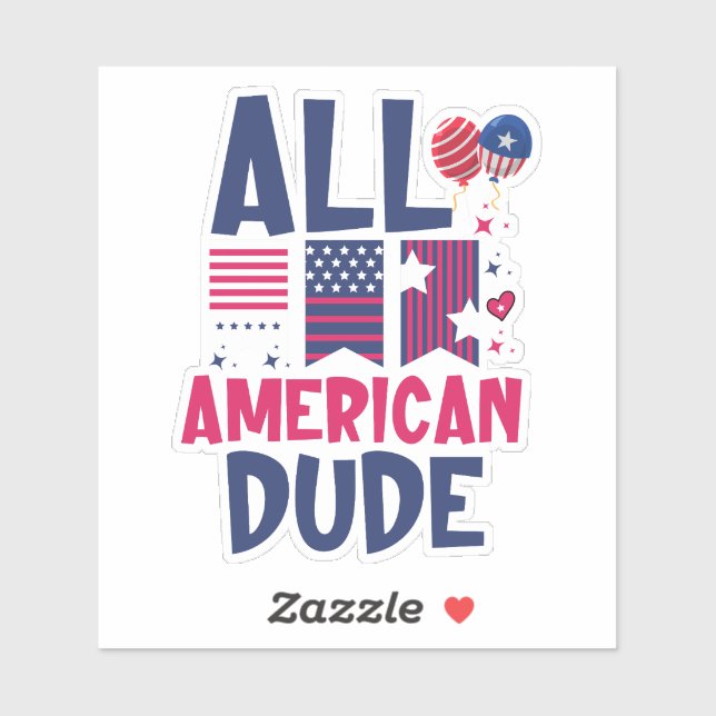 Pegatina All American Dude-96993 (Hoja)