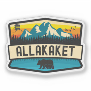 Pegatina Allakaket, Alaska