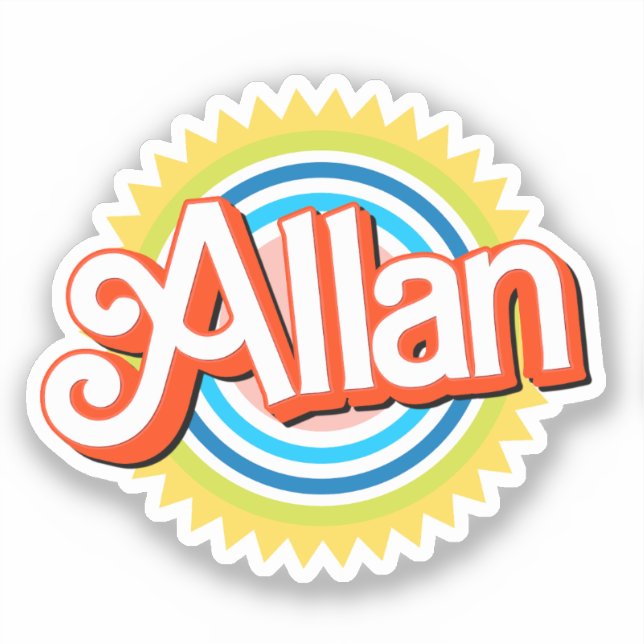 Pegatina Allan: El amigo de Ken (Anverso)