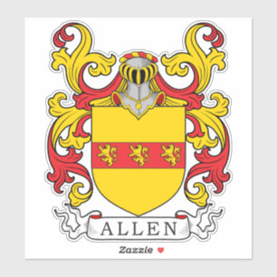 Pegatina Allen Family Crest