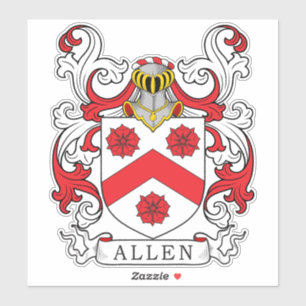 Pegatina Allen Family Crest
