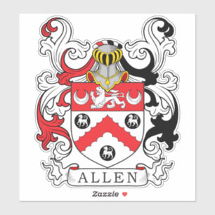 Pegatina Allen Family Crest