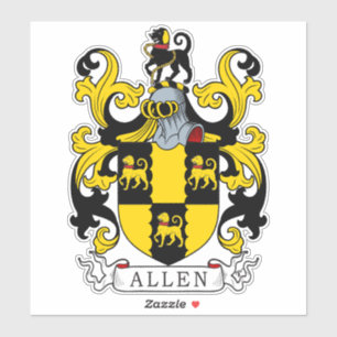 Pegatina Allen Family Crest
