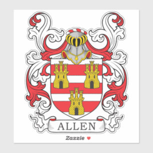 Pegatina Allen Family Crest