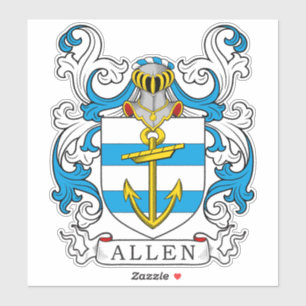 Pegatina Allen Family Crest