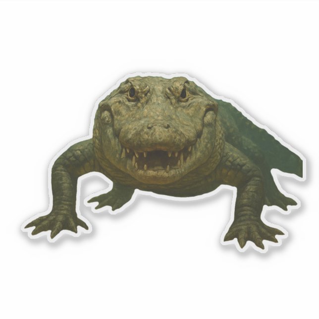 Pegatina Alligator Cut-out Sticker (Anverso)