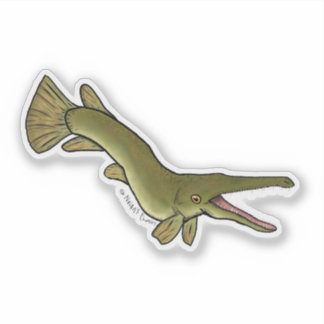 Pegatina Alligator gar vinyl sticker