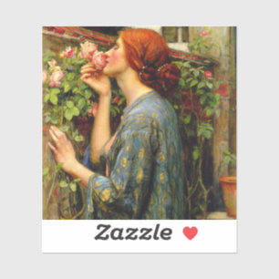 Pegatina Alma de la Rosa John William Waterhouse