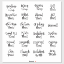 Pegatina Almacenamiento de panal Gluten Free Baking