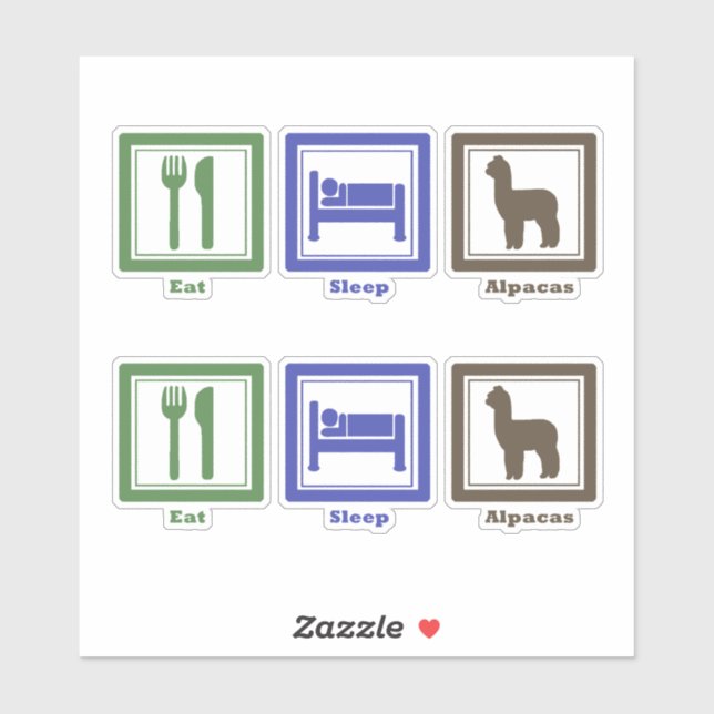 Pegatina Alpes dormidos (Hoja)