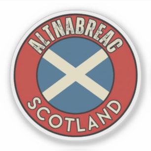 Pegatina Altnabreac, Escocia