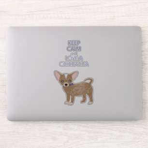 Pegatina Ama a un Chihuahua