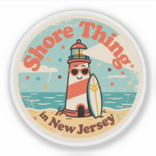 Pegatina Ama Nueva Jersey - Lindo recuerdo del estado de NJ