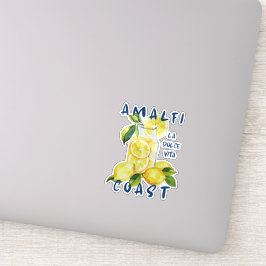 Pegatina Amalfi Coast Sticker – La Dolce Vita Limoncello 
