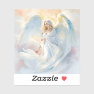 Pegatina Amanecer celeste - Ángel de la paz y la luz