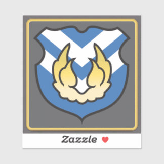 Pegatina Amanecer del logotipo de Archadia FC Pequeño Pegat