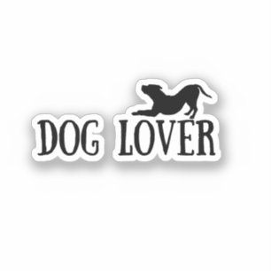 Pegatina Amante de los Perros