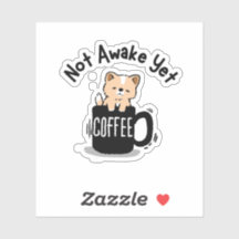 Amante del café no despierto aún 