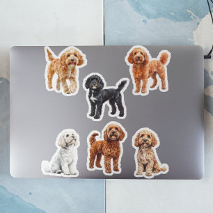 Pegatina Amante del perro lindo Cockapoo