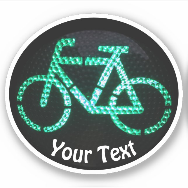 Pegatina Amantes de la bicicleta y la bicicleta de movilida (Anverso)