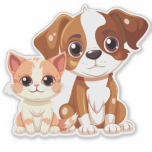 Pegatina Amantes de las Mascotas